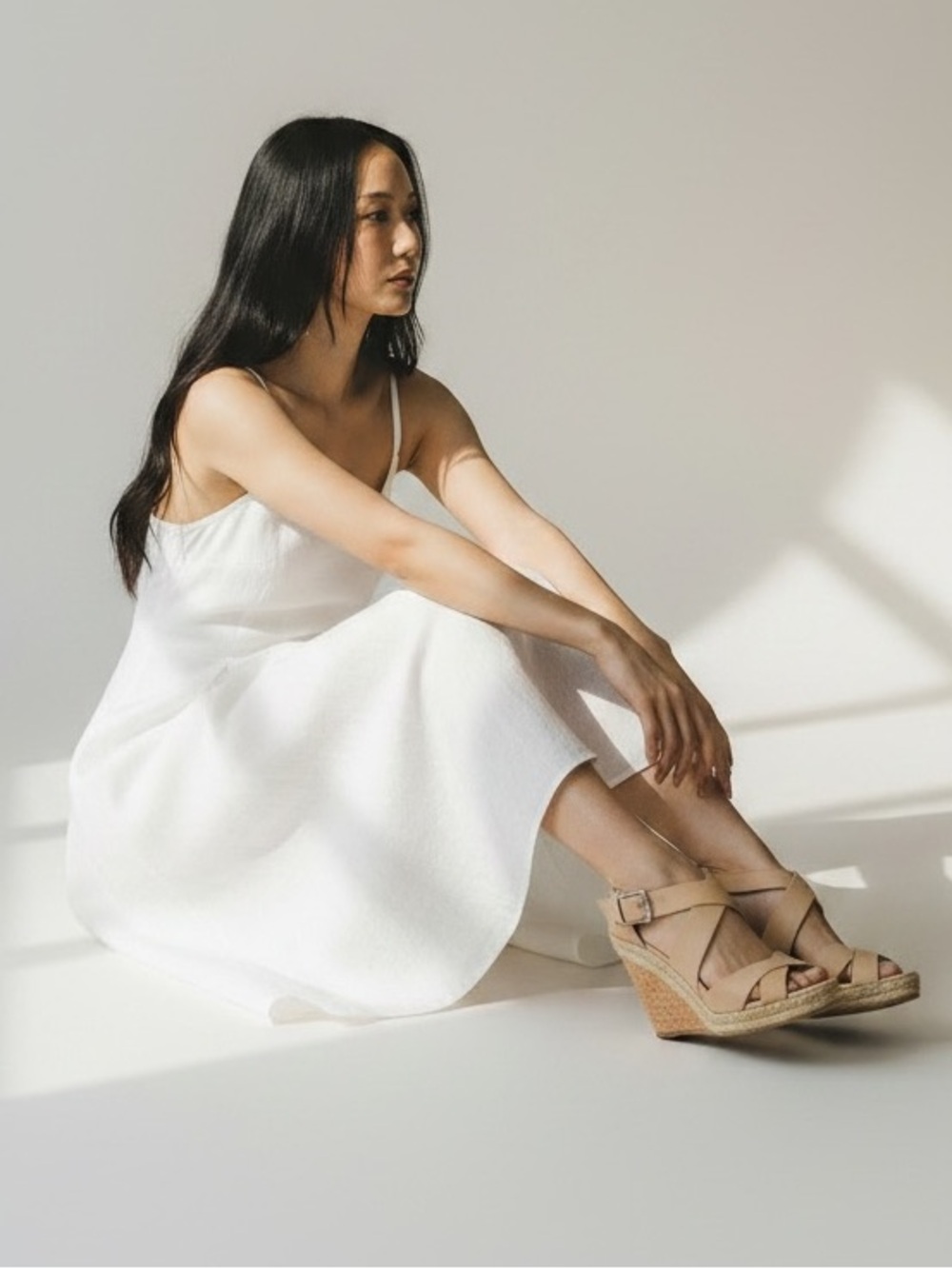 Charles David Cork Wedges Size 9
